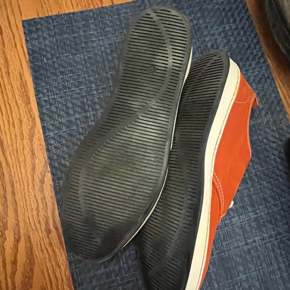 Laurent Effel Men's Orange Suede Casual Shoes - Picture 6 of 6